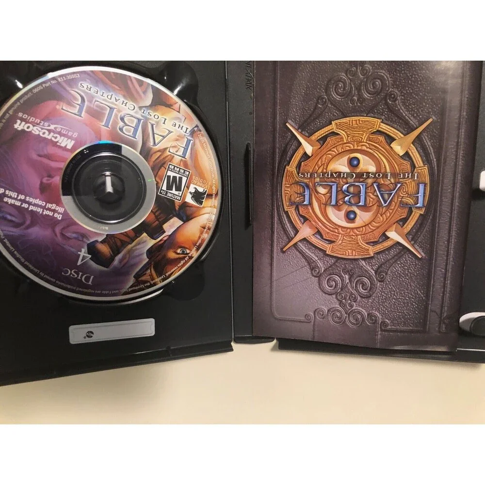 Fable The Lost Chapters PC CD-Rom Game 2005 Missing Disc 1